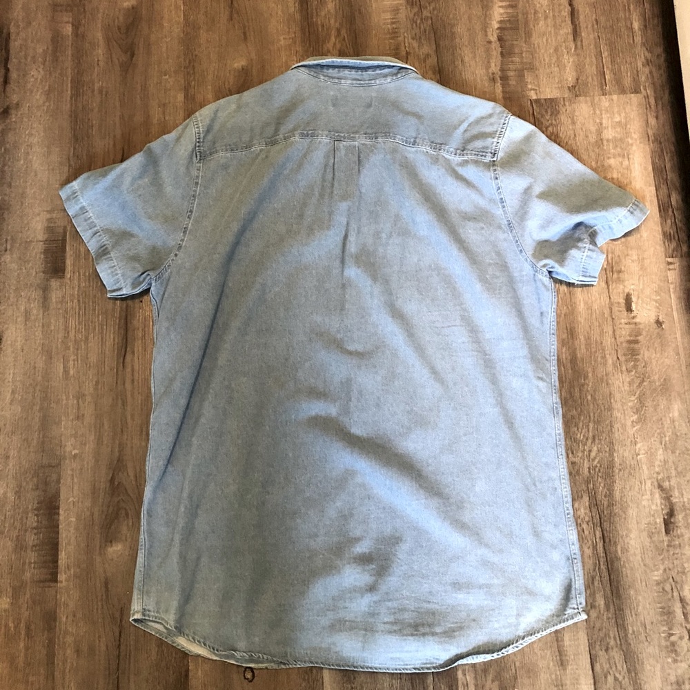 Denim button up. - Picture 2 of 3